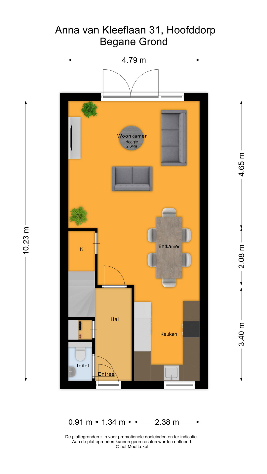 Anna van Kleeflaan 31 , 2135 VD Hoofddorp map
