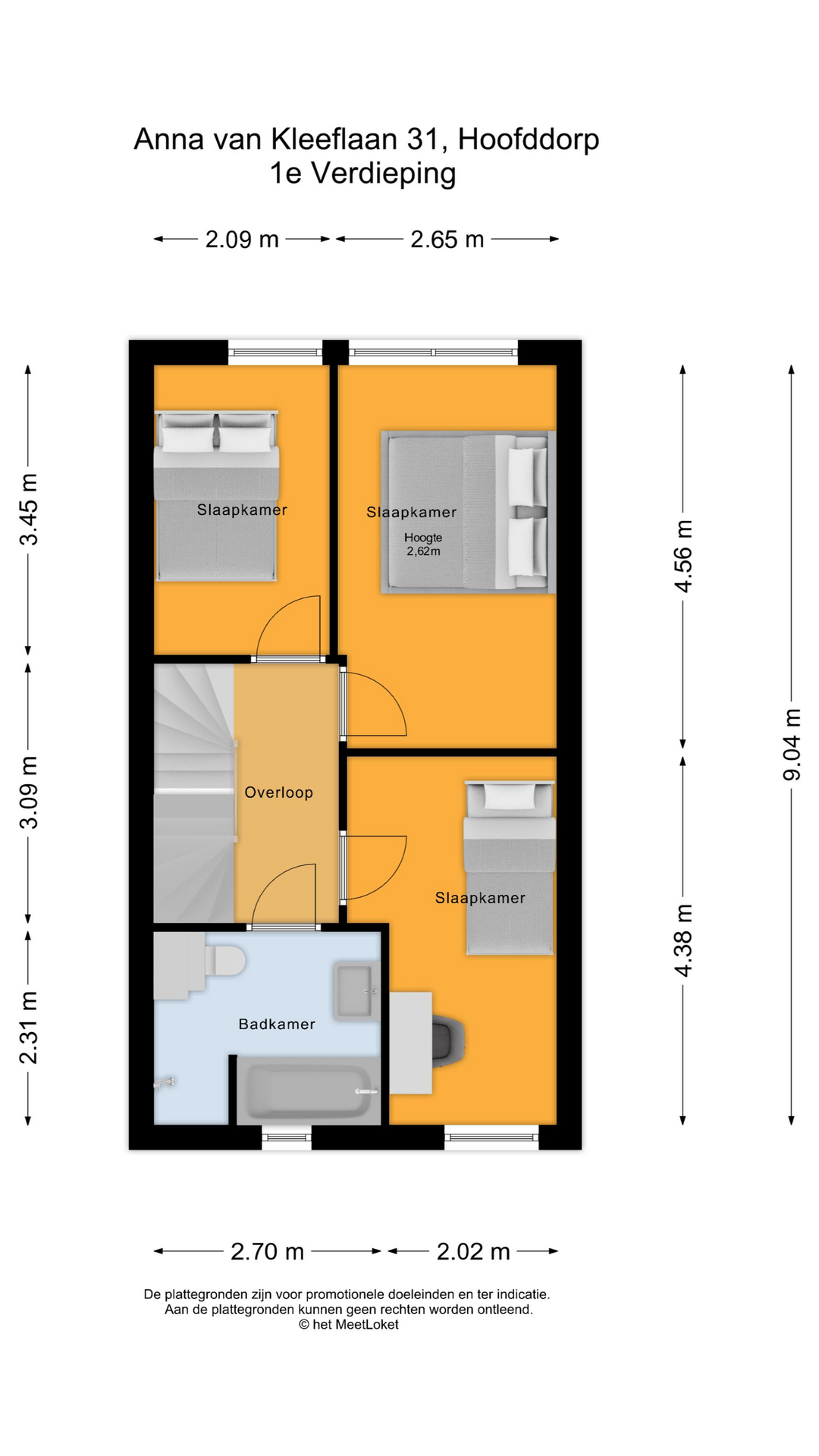 Anna van Kleeflaan 31 , 2135 VD Hoofddorp map