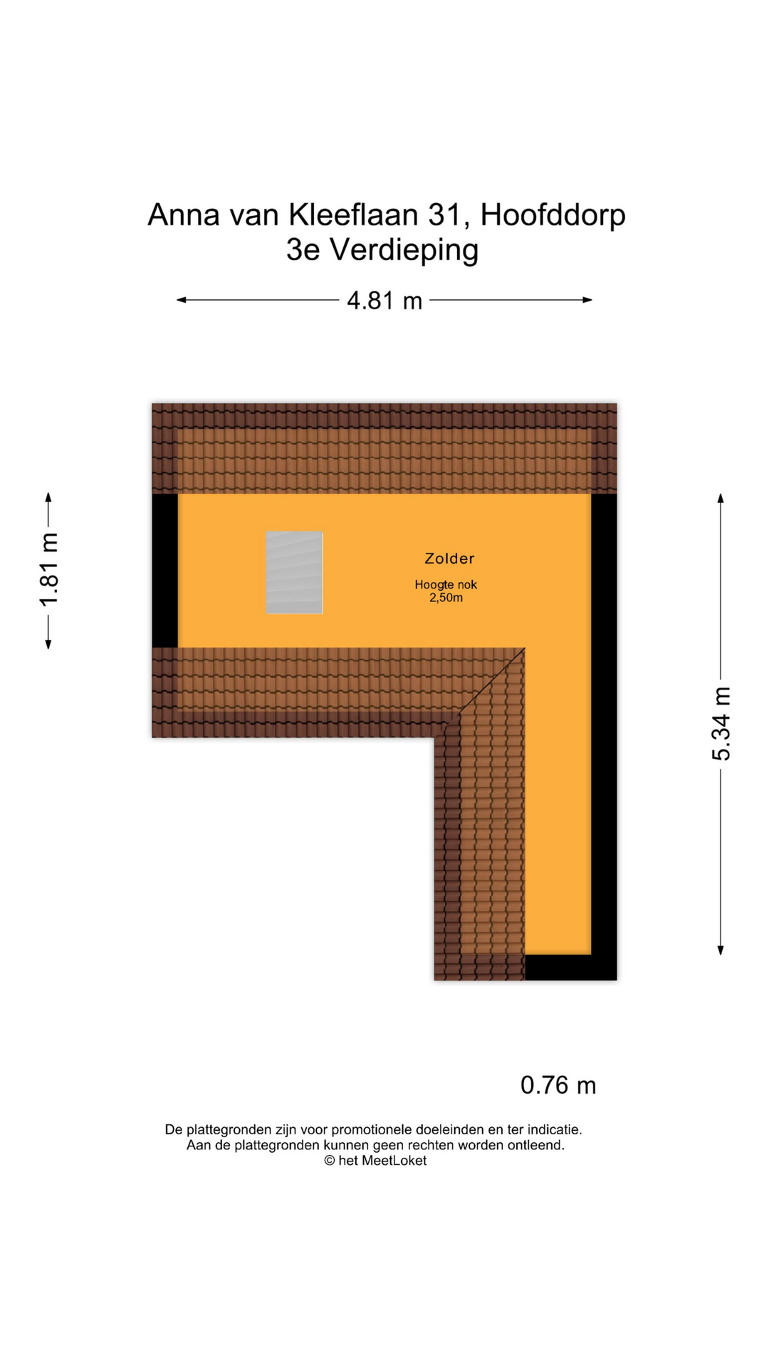 Anna van Kleeflaan 31 , 2135 VD Hoofddorp map