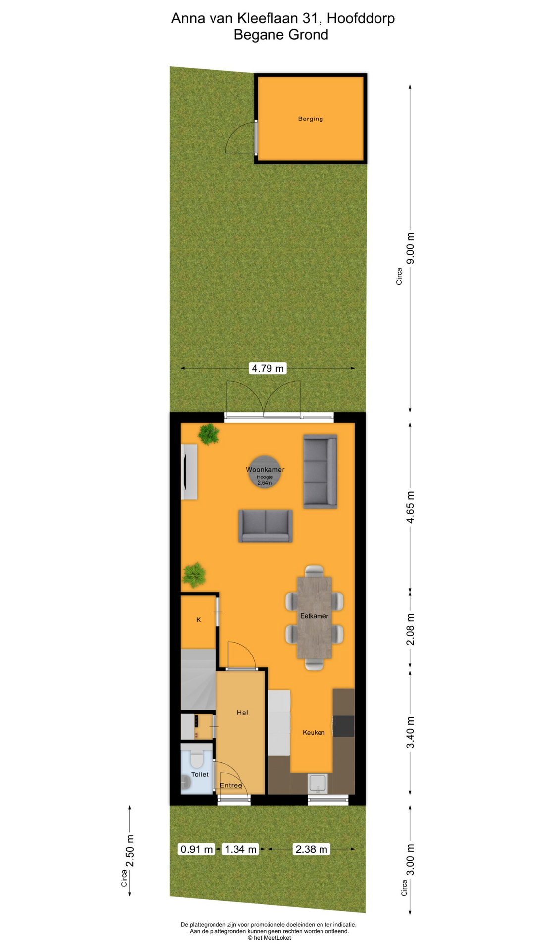 Anna van Kleeflaan 31 , 2135 VD Hoofddorp map